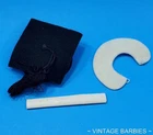 Vintage Barbie & Ken Doll Graduation Diploma Cap & Collar Near Mint ~ 1960's