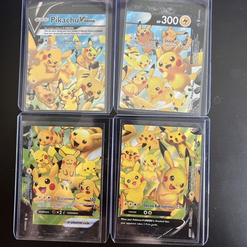 Pikachu V-Union - SWSH139-142 - Pokemon TCG: Celebrations Promo 4 Card