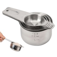 Measuring Cups Stainless Steel 60-240ml Cooki...