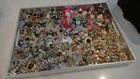 Estate Vintage Antique Costume Jewelry LOT Gold Plate Earrings Cufflinks Crafts
