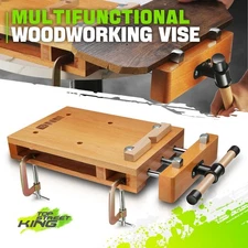 18.5"x 11.1"x 2.75" Wood Bench Multifunctional Woodworking Bench Vise Chiseling