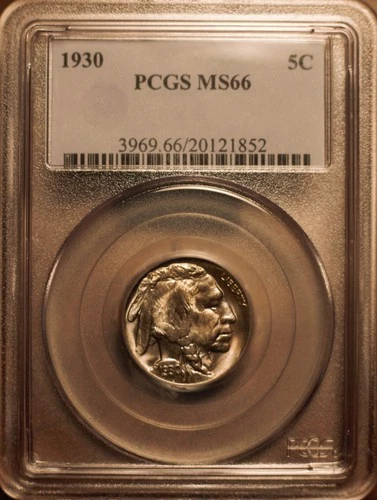 1930 Buffalo Nickel PCGS MS66