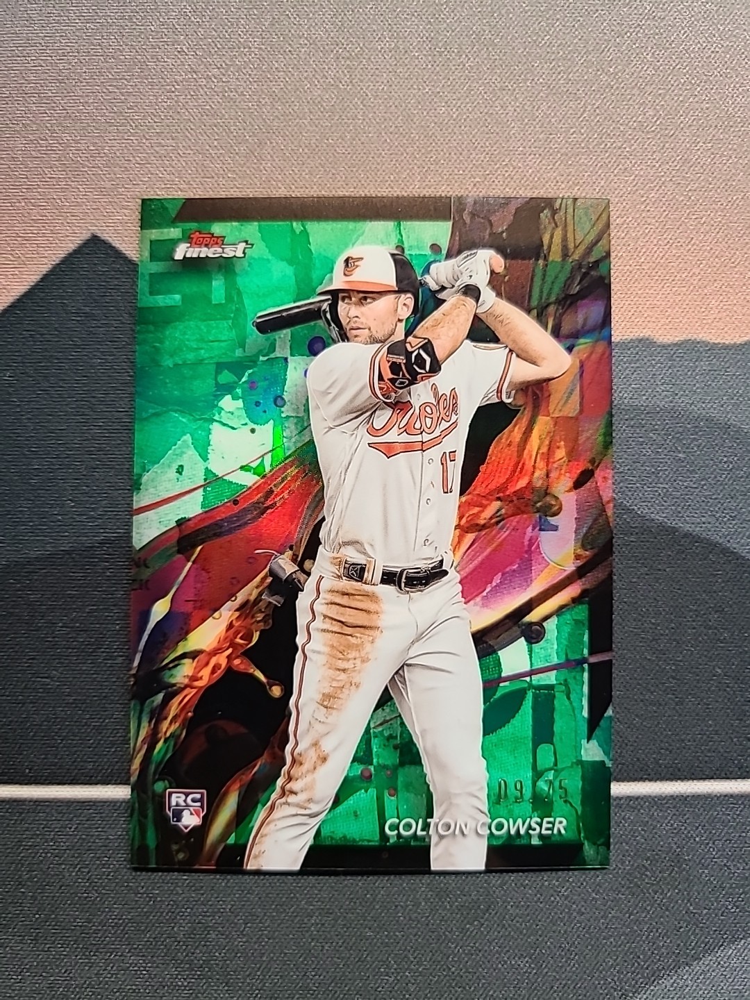 2024 Topps Finest Colton Cowser #79 Green Refractor /75 RC Rookie 🔥