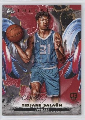 2024-25 Topps Inception Red 61/75 Tidjane Salaun Tidjane Salaün #5 Rookie RC j8o