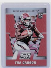 2016 Prizm Collegiate Draft Picks Tra Carson Prizms Red #194 Aggies