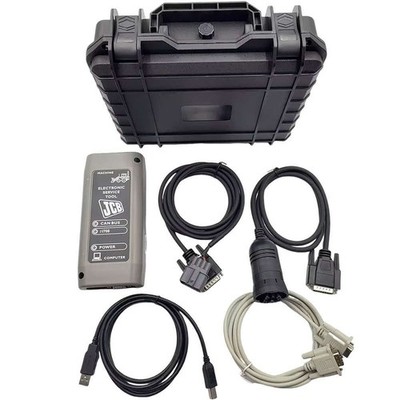 New Diagnostic KIT JCB Service Master 4 v25.07 W/ JCB DLA Adapter With Laptop