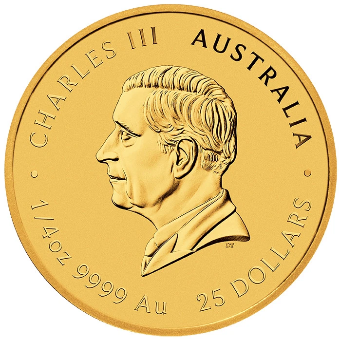 2026 Australia Lunar Series III Year of the Horse 1/4 oz Gold BU Coin - Image 2 of 4