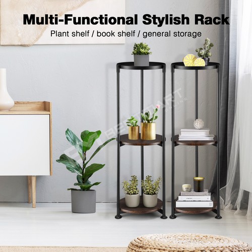 Plant Stand 3 Tier Outdoor Flower Pots Display Rack Planter Garden Storage Shelf - Picture 8 of 11