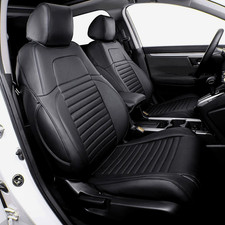 Ekr Seat Covers Compatible W 2017-2022 Crv Seat Covers Full Set Leather-black