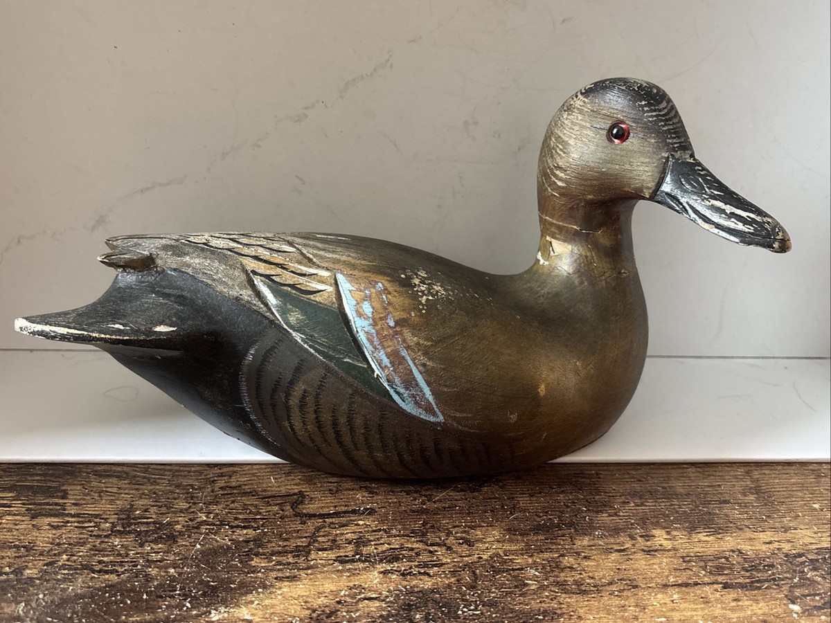 Ducks Unlimited Tom Taber Pintail Wood Carved Decoy Medallion