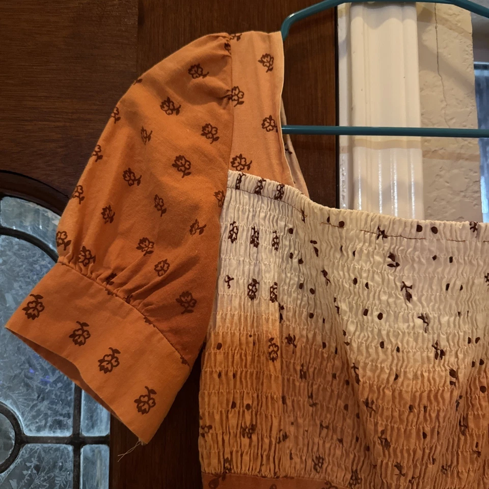 Vtg 70’s JC Penney Dress Boho Prairie Country Cottage 1970s Cotton Excellent 11 - Image 2 of 4