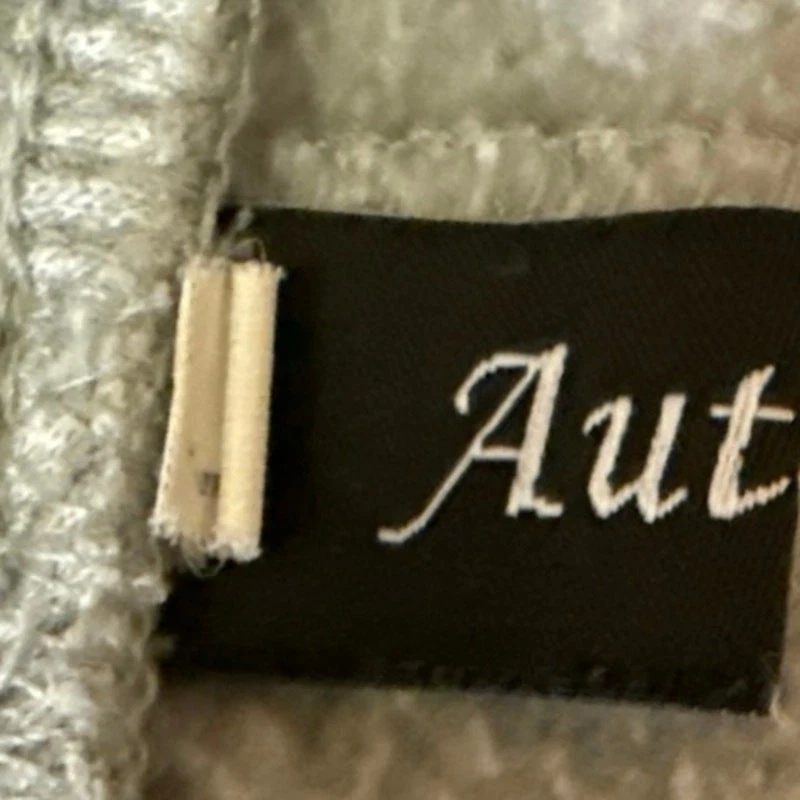 Automet Gray Fleece High Waist Flared Wide Leg Trousers Lounge Sweatpants Size L - Image 4 of 4