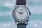 OMEGA SEAMASTER ARROWHEAD AUTO TWO-TONE 1955 WATCH - UNIQUE SERVICED CAL.501