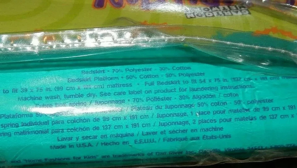 FALDA 3K NUEVA CON ETIQUETAS De Colección Disney SCOOBY DOO Silueta Doble/Cama Individual Volantes Polvo Foto 4 de 4