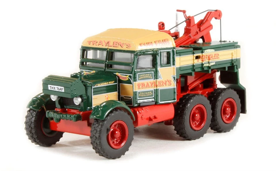 Tractor de recuperación Oxford escala 1/76 Scammell Pioneer Traylen's Funfair 76SP003 Foto 2 de 4