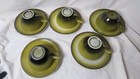 ANCHOR HOCKING FIRE KING VTG Avocado Green Black Gradient Coffee Tea Cup READ — photo 7