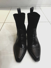 Chloe Nellie Cowboy Boots in Black SIZE 38