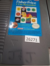 2 retro Nintendo video games NES Mickey Mousecapade & Fisher Price I  26271 bc12