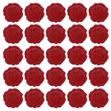 Wax Seal Stickers, 50 Pcs Self Adhesive For You Sticker, Red
