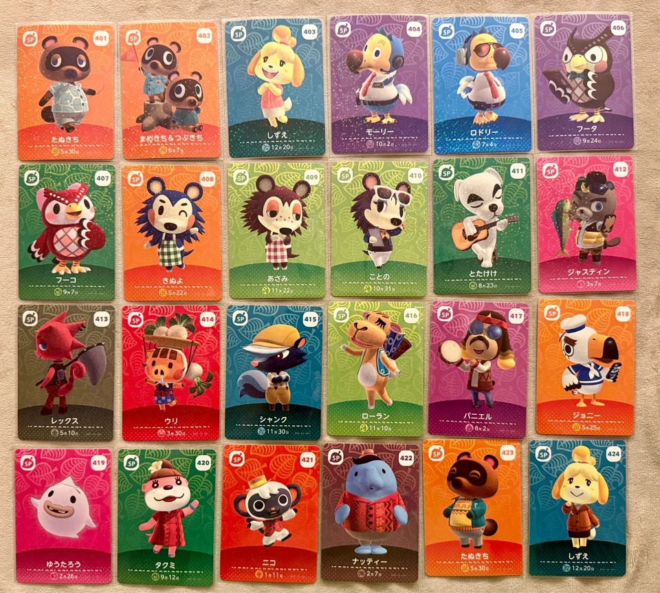 Nintendo Animal Crossing Amiibo SP Cards Authentic -  Mint Condition - Image 4 of 4