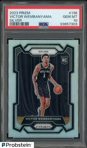 Victor Wembanyama 2023 Panini Prizm Victor Wembanyama #2 Silver Prizm
