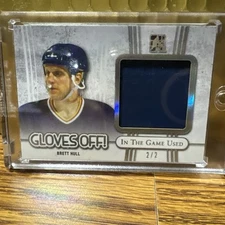2017. Brett Hull In The Game Gloves Off # GO-04 Awesome Glove Card # 2/2