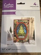 NEW Crafters Companion Christmas Tree die set NEW