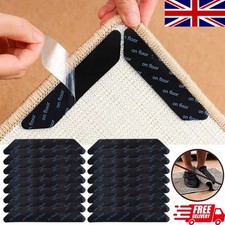 8pcs Carpet Mat Adhesive Grippers Non Slip Rubber Rug Stickers Reusable Tape