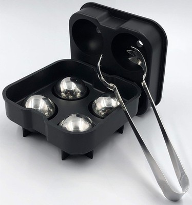 Stainless Steel Whiskey Stones, Beverage Chilling Rocks, Reusable Stainless S...
