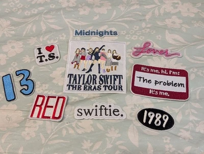 10 Piece Taylor Swift Patches Swifties Eras Tour Patch