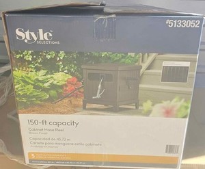 Style Selections Brown Steel 150-ft Container Hose Reel – Customer Return