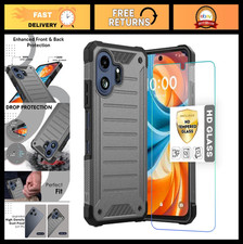 Shock-Resistant Hybrid Phone Case for TCL NXTPAPER 70 Pro Tempered Glass Prote