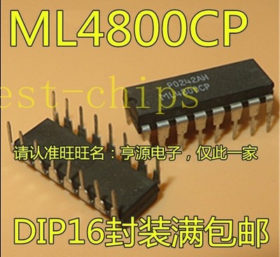 5PCS ML4800CP DIP-16 Power Factor Correction PFC PFC Controller PWM Combo  #iv