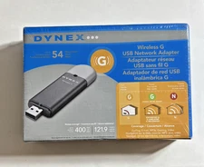 Dynex USB WIRELESS G Network Adapter 54 Mbps DX-BUSB (600603114434) New In Box