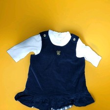 Chaps est 1978 Baby Dress 9 Months 2 Pcs Set