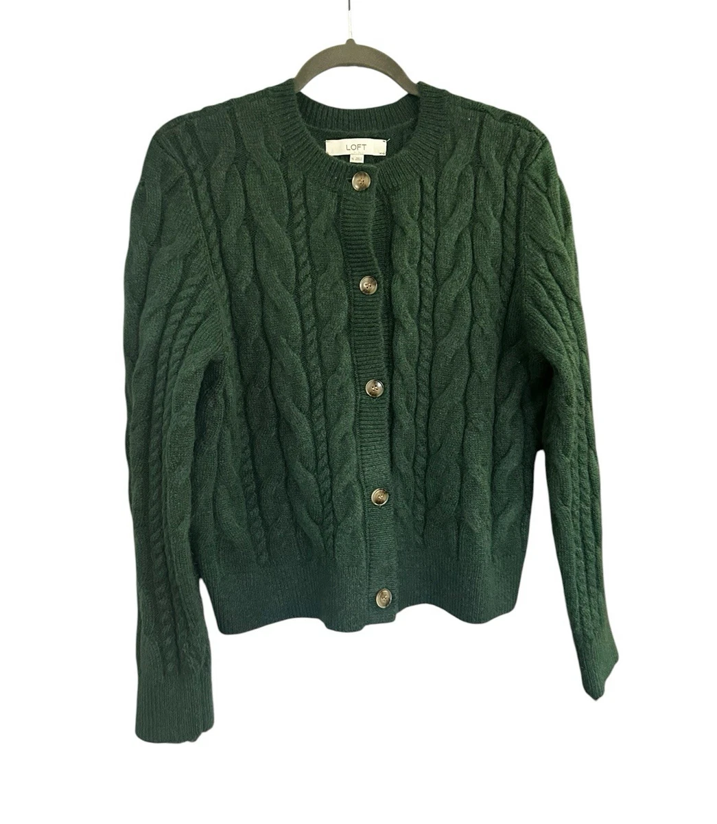 Cardigan Sweaters LOFT Green for Women for sale | eBay