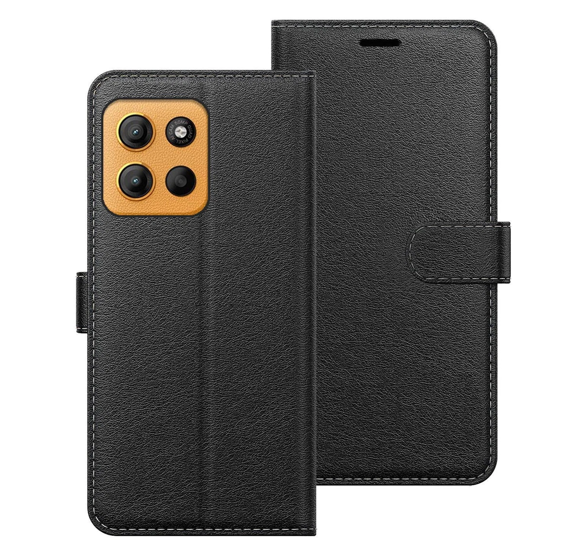 SDTEK Custodia Compatible con Motorola Moto G62 5G, Pelle