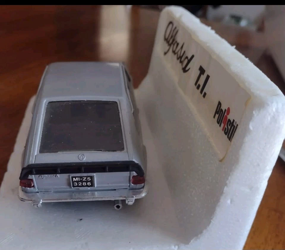 Alfasud T.I. POLISTIL S41 Die-cast Metal 1975 Italy Scala 1/25 Colore Argento  - Immagine 4 di 4