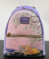 Mini mochila púrpura Loungefly Disney Lady And The Tramp Sunset
