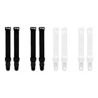 Black White Short Replacement Hook On Clip On Strap Garter Corset Suspender Belt