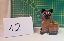 Dekorative handgeschnitzte Katze aus Akazienholz