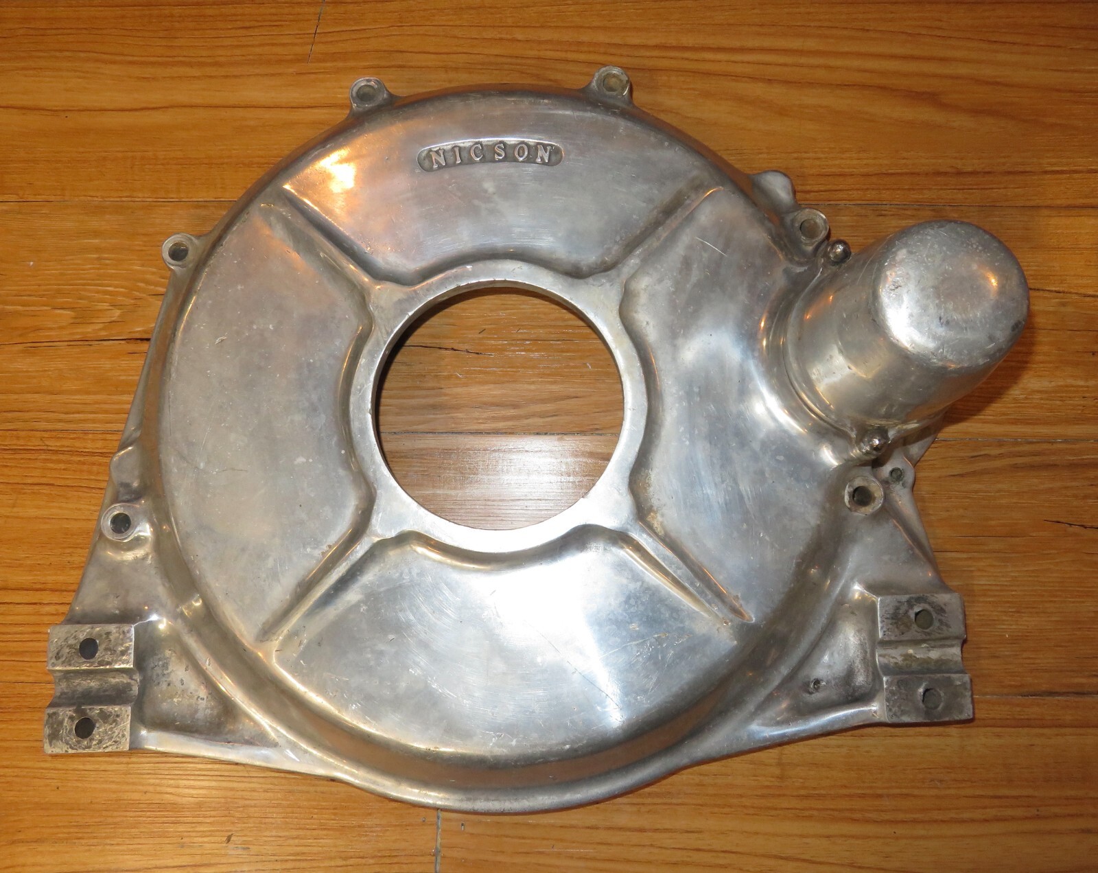 Vintage Nicson Marine Bell Housing Ford FE Vdrive Jet boat Drag Boat