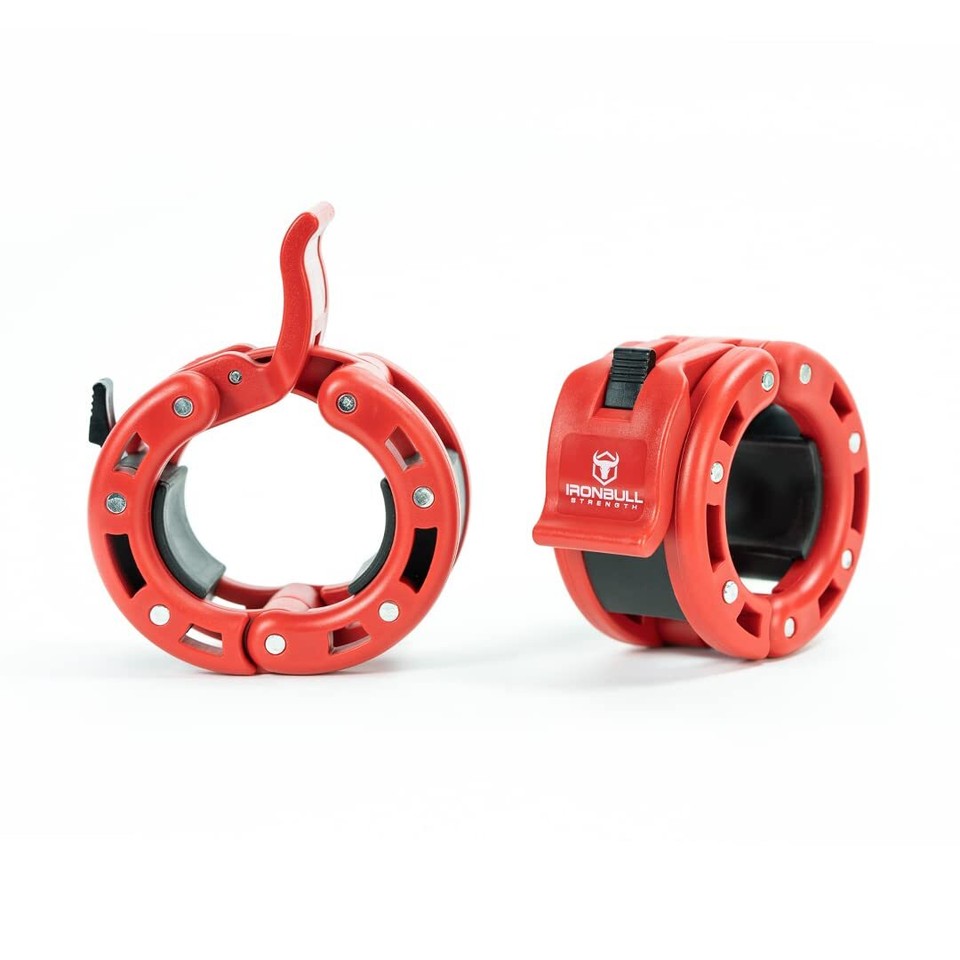Barbell Collars (Pair) Locking 2" Olympic Size Weight Clamps Quick