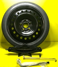 MINI DONUT SPARE TIRE 17" WITH JACK KIT FITS:2013 2014 2015 2016 CHEVY MALIBU