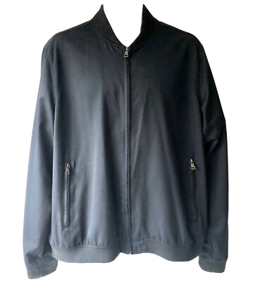 MARKS & SPENCER COLLECTION ZIP UP SPORTS TOP/ JACKET XL BLACK