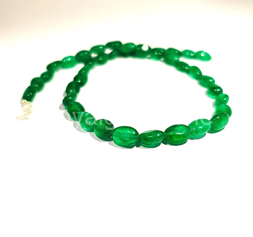 Pepitas de ónix verde natural facetadas de ónix verde cuentas sueltas piedras preciosas caída Foto 2 de 4