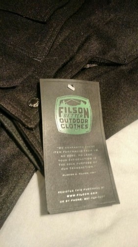 Filson Men's Greenwood Wool Jacket XS New With Tags - Picture 3 of 9