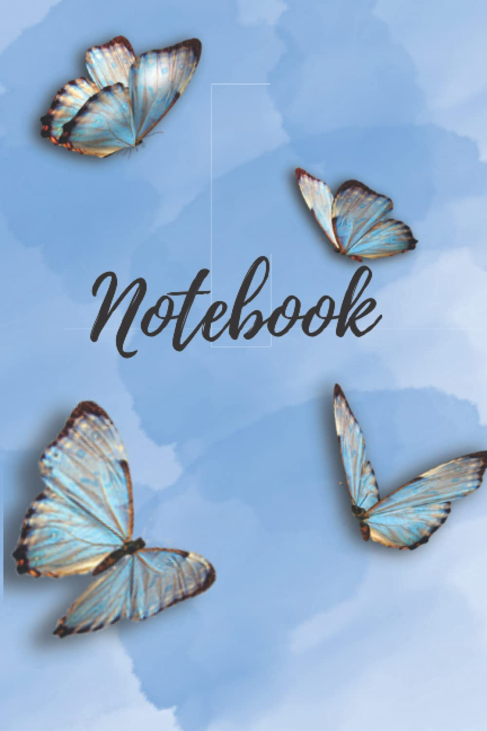 Notebook: Cute Butterfly Notebook Blank Lined Journal-image