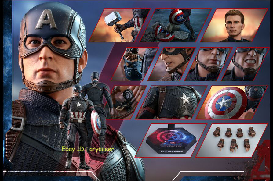 【未開封】MARVEL キャプテン・アメリカ MMS 536 Hot Toys MMS536 Avengers: Endgame Captain America 7.0 1/6 Action