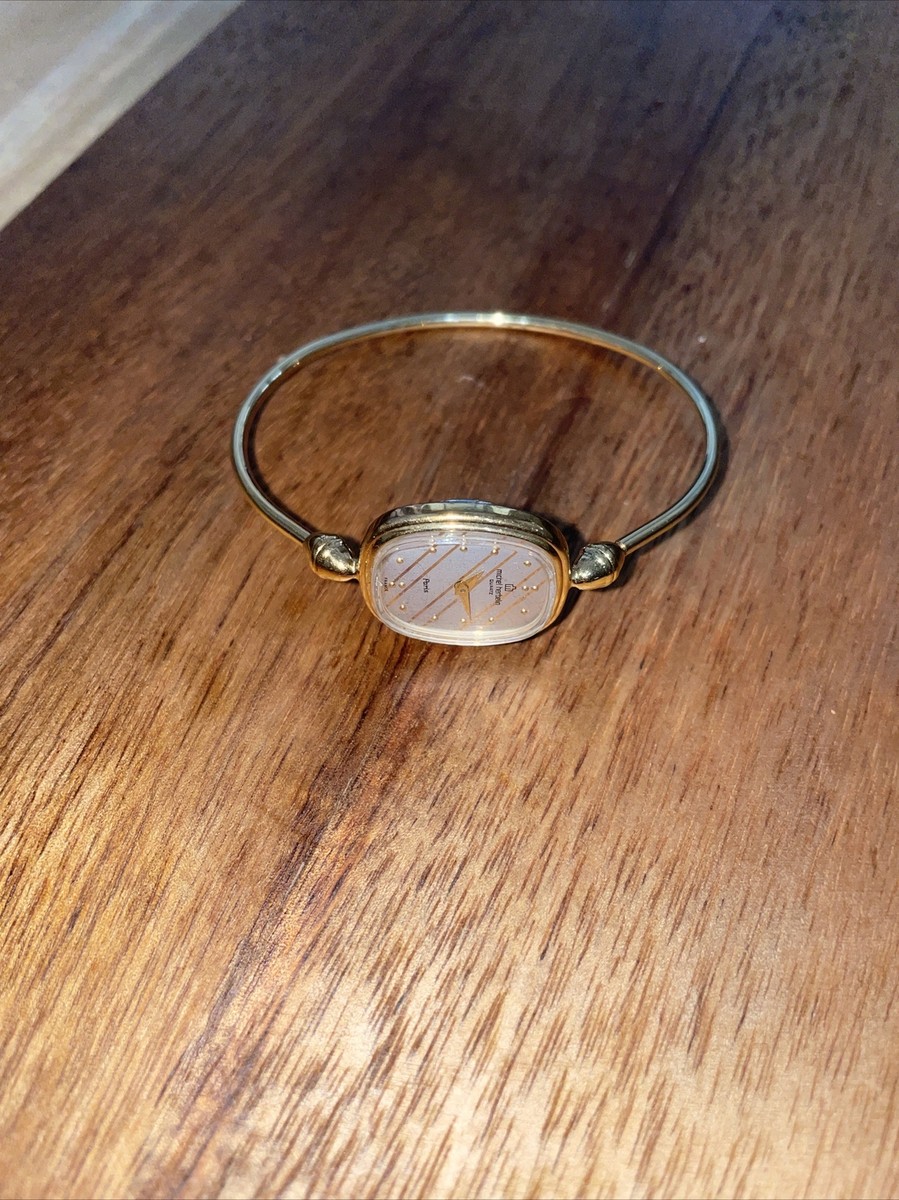 Rare Vintage Made In France Michel Herbelin 7003 Bangle Gold watch